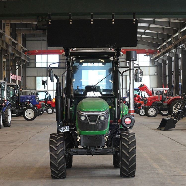 70HP Cab Tractor with Front Loader – Synchro Shuttle & Powerful Hydraulics for Versatile Farming suppliers